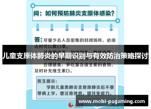 儿童支原体肺炎的早期识别与有效防治策略探讨
