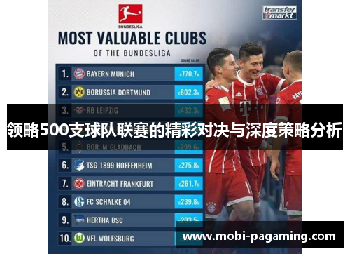 领略500支球队联赛的精彩对决与深度策略分析 领略500支球队联赛的精彩对决与深度策略分析